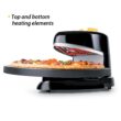 Presto 03434 Pizzaz Plus Rotating Oven - 12-Inch, Countertop Pizza Oven, Nonstick Tray, Easy to Clean, Green/Gold