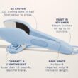 Nori Press Travel Steam Iron - Handheld Iron With Optional Steam Feature - No Ironing Board Required - Blue