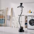 SALAV GS18-DJ Standing Garment Steamer with Roll Wheels for Easy Movement, 1500 watts
