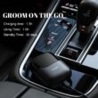 Electric Foil Shaver for Men, Compact Waterproof Rechargeable Razor with 3 Floating Blades, IPX7 Wet/Dry Use