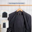 Nature Smile Luxury Natural Wooden Suit Hangers, Wood Coat Hangers, Jacket Outerwear Shirt Hangers - 6 Pack Nature Smile Luxury Natural Wooden Suit Hangers, Wood Coat Hangers, Jacket Outerwear Shirt Hangers - 6 Pack