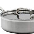 Cuisinart 15 Piece Cookware Set, MultiClad Pro Triple Ply, Silver, MCP-15N