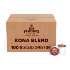 Don Francisco's Kona Blend Medium Roast Coffee Pods: 100 Count K-Cup Compatible