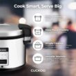 CUCKOO CR-3032 30-Cup (Uncooked), 60-Cup (Cooked) Large Capacity Commercial Rice Cooker & Warmer (Silver/Black)