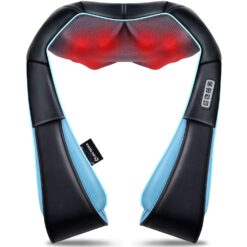 Mo Cuishle Shiatsu Back Shoulder and Neck Massager with Heat, Electric Deep Tissue 4D Kneading Massage