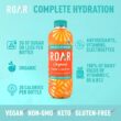 Roar Organic Electrolyte Infusions - USDA Organic - Mango Clementine, Coconut Water Infused Beverage 18 Fl Oz (Pack of 12)
