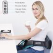 Mo Cuishle Shiatsu Back Shoulder and Neck Massager with Heat, Electric Deep Tissue 4D Kneading Massage