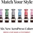 AeroPress Clear Red Coffee Press – 3 In 1 Brew Method Combines French Press, Pourover, Espresso, Red