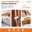 Sweetcrispy Standing Garment Steamer, 1500W Powerful Steamer for Clothes with Roll Wheels, 1.7L Water Tank