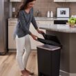 Rubbermaid Premier Series II Step-on Trash Can for Home and Kitchen, for Home/Kitchen/Hotel/Lobby/Office