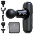 BOB AND BRAD Q2 Mini Massage Gun, Pocket-Sized Deep Tissue Massager Gun, Portable Percussion Muscle Massager Gun - Black