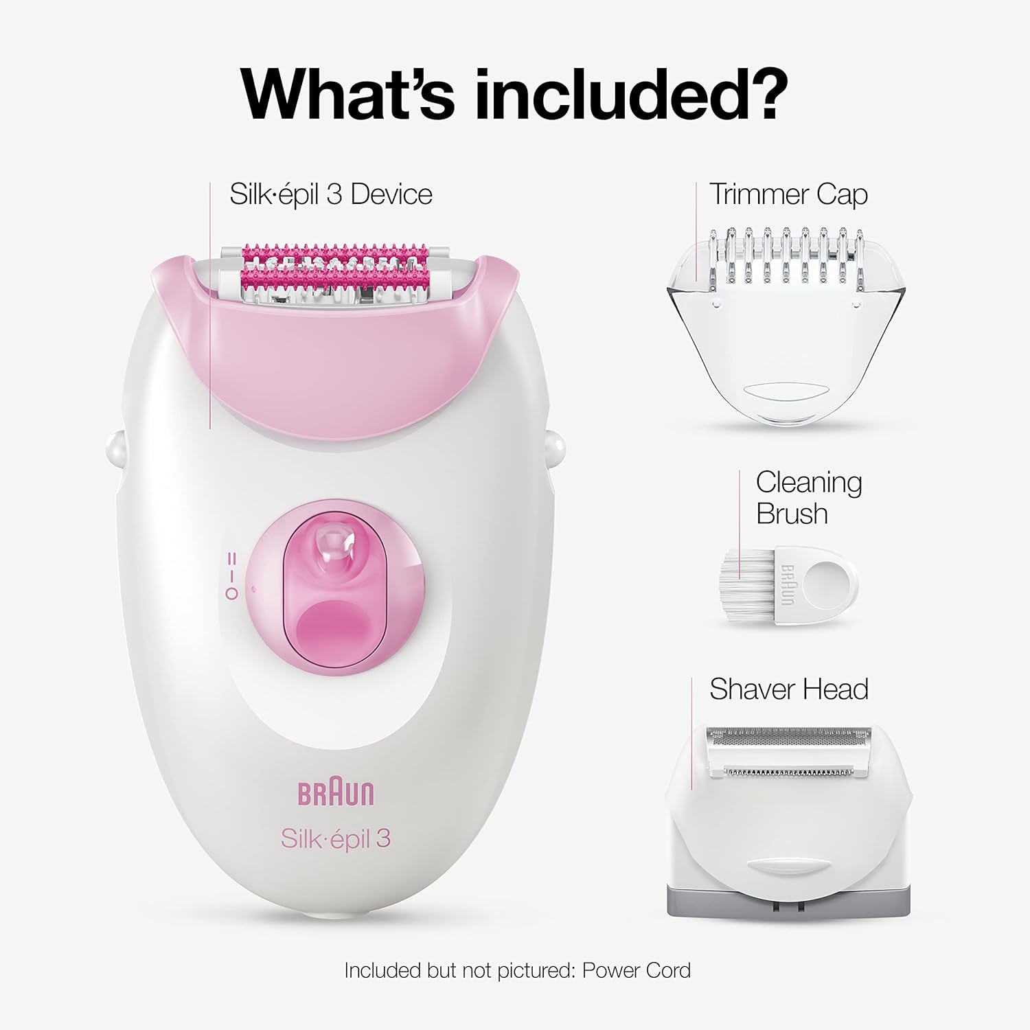 Braun Epilator Silk-epil 3 3-270, Hair Removal Device, Epilator for Women, Shaver & Trimmer, Hair Removal Braun Epilator Silk-epil 3 3-270, Hair Removal Device, Epilator for Women, Shaver & Trimmer, Hair Removal - Image 6