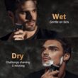 Mbzoey Electric Foil Shavers for Men, Mini Electric Razor, Compact Face Shaver, LED Display, USB-C Fast Rechargeable