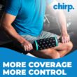 Chirp RPM Rolling Percussive Massager, Percussive Therapy, Whole Body Relief, Deep Tissue and Muscle Recovery, 5-Speed Reversible Spin