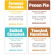 Donut Café - Gourmet Coffee Medium Roast Flavored Variety Pack – 80 Count