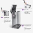 simplehuman 45 Liter, 12 Gallon Rectangular Hands-Free Kitchen Step Trash Can with Soft-Close Lid, Brushed Stainless Steel