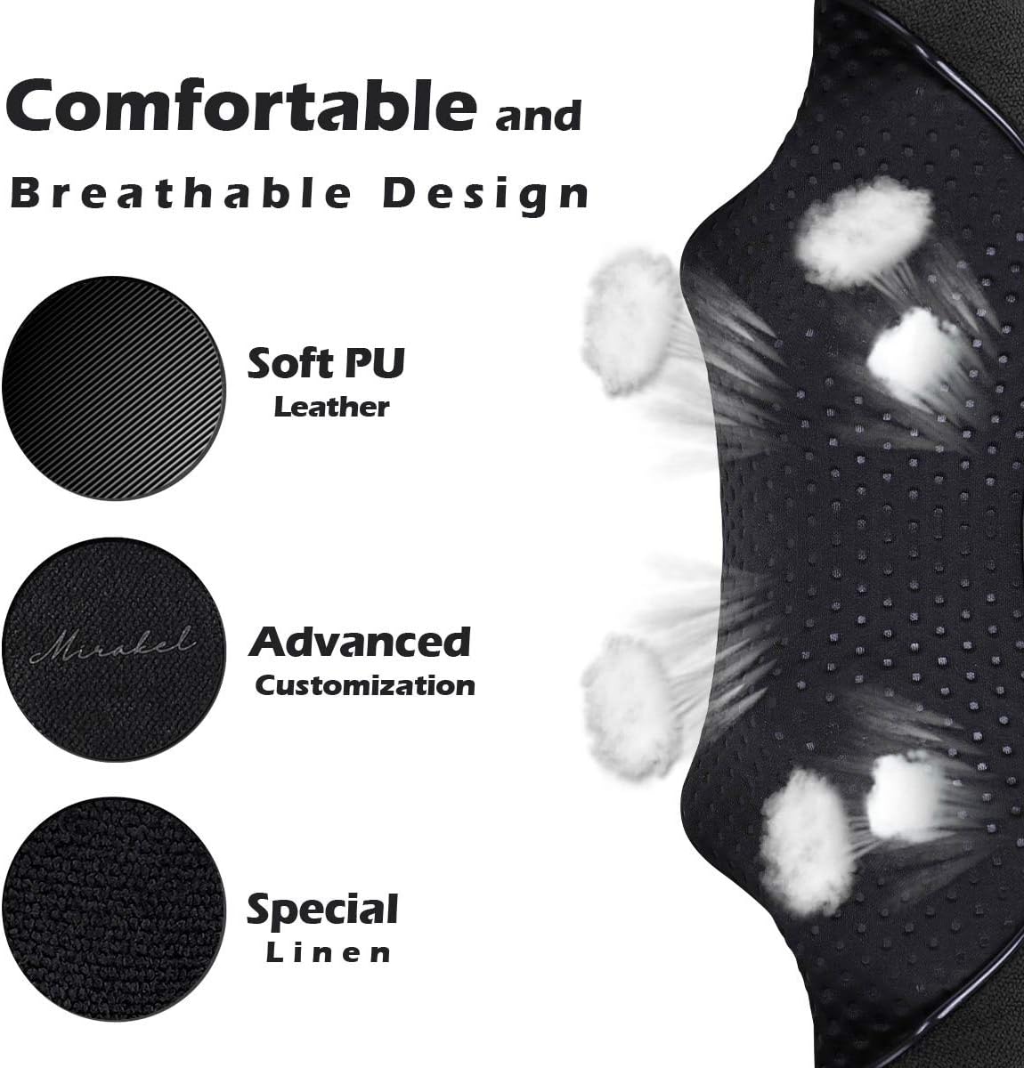 Mirakel Neck Massager, Shiatsu Back Neck Massager with Heat, Electric Shoulder Massager Pillow Mirakel Neck Massager, Shiatsu Back Neck Massager with Heat, Electric Shoulder Massager Pillow - Image 7
