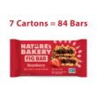 Nature’s Bakery Whole Wheat Fig Bars, Strawberry, Real Fruit, Vegan, Non-GMO, Snack bar, 7 boxes with 12 twin packs (84 twin packs)