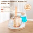 HAPAIS Steamer for Clothes,1800W Standing Garment Steamer with Adjustable Double Rod, Clothes Steamers with 10 Ironing Modes