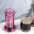 AeroPress Clear Pink Coffee Press – 3 In 1 Brew Method Combines French Press, Espresso, Pink