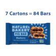 Nature’s Bakery Whole Wheat Fig Bars, Blueberry, Real Fruit, Vegan, Non-GMO, Snack bar, 7 boxes with 12 twin packs (84 twin packs)