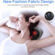 Papillon Shiatsu Back and Neck Massager with Heat, Deep Tissue Kneading, Electric Massage Pillow