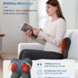 BOB AND BRAD Back Massager with Heat and Remote, EZBack Plus Neck Massager for Pain Relief Deep Tissue