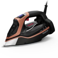 Rowenta Iron Steam Force Pro Stainless Steel Soleplate Steam Iron for Clothes, 400 Microsteam Holes, 1850 Watts