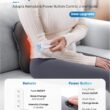 BOB AND BRAD Back Massager with Heat and Remote, EZBack Plus Neck Massager for Pain Relief Deep Tissue