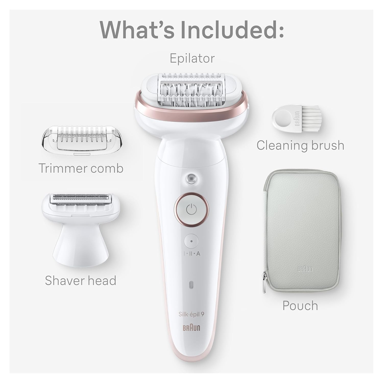 Braun Epilator Silk-épil 9, Hair Removal Device, Women Shaver & Trimmer, Pivoting Head, Wet and Dry Epilator, SES9-030 Braun Epilator Silk-épil 9, Hair Removal Device, Women Shaver & Trimmer, Pivoting Head, Wet and Dry Epilator, SES9-030 - Image 6