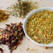 Rishi Tea Turmeric Ginger Herbal Tea - Organic Loose Leaf, Caffeine Free Ayurvedic Digestive Blend, 16 Ounces, 55+ Servings