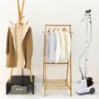 SALAV Heavy Duty Commercial Full-Size Garment Steamer with Foot Pedals and Extra Large 3L (101.5 oz) Water Tank, 1800 watts (White) SALAV Heavy Duty Commercial Full-Size Garment Steamer with Foot Pedals and Extra Large 3L (101.5 oz) Water Tank, 1800 watts (White)