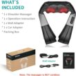 Shiatsu Neck and Back Massager with Soothing Heat, Nekteck Electric Deep Tissue 3D Kneading Massage Pillow Shiatsu Neck and Back Massager with Soothing Heat, Nekteck Electric Deep Tissue 3D Kneading Massage Pillow