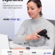 BOB AND BRAD Q2 Mini Massage Gun, Pocket-Sized Deep Tissue Massager Gun, Portable Percussion Muscle Massager Gun - Black