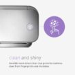 simplehuman 45 Liter, 12 Gallon Rectangular Hands-Free Kitchen Step Trash Can with Soft-Close Lid, Brushed Stainless Steel