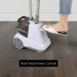 SALAV Heavy Duty Commercial Full-Size Garment Steamer with Foot Pedals and Extra Large 3L (101.5 oz) Water Tank, 1800 watts (White) SALAV Heavy Duty Commercial Full-Size Garment Steamer with Foot Pedals and Extra Large 3L (101.5 oz) Water Tank, 1800 watts (White)