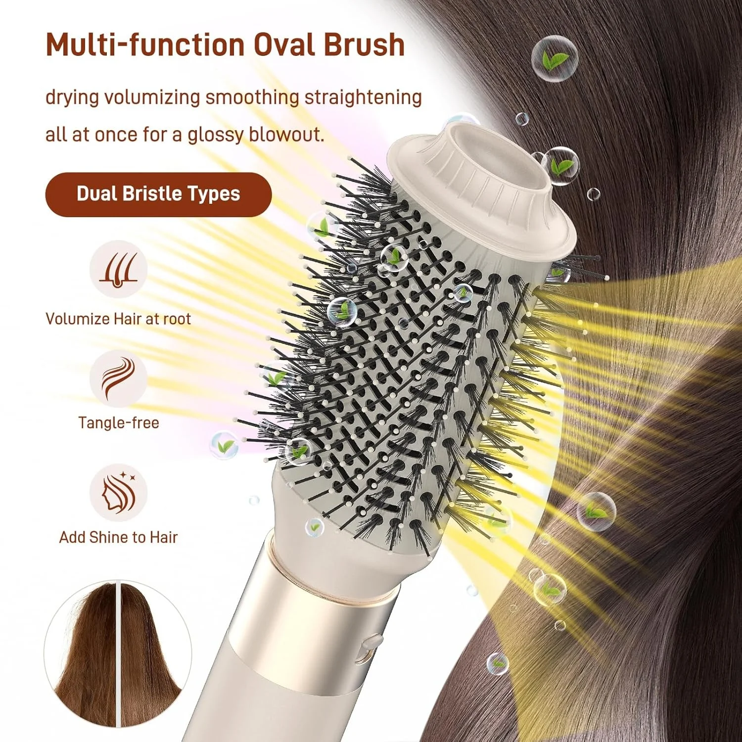 RACCOMB High Speed Hair Dryer Brush, 5 in 1 Blow Dryer Brush with Negative Ion RACCOMB High Speed Hair Dryer Brush, 5 in 1 Blow Dryer Brush with Negative Ion - Image 3