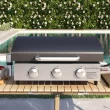 Sophia & William 3-Burners Gas Griddle Portable Flat Table Top BBQ Grill 24,000 BTU