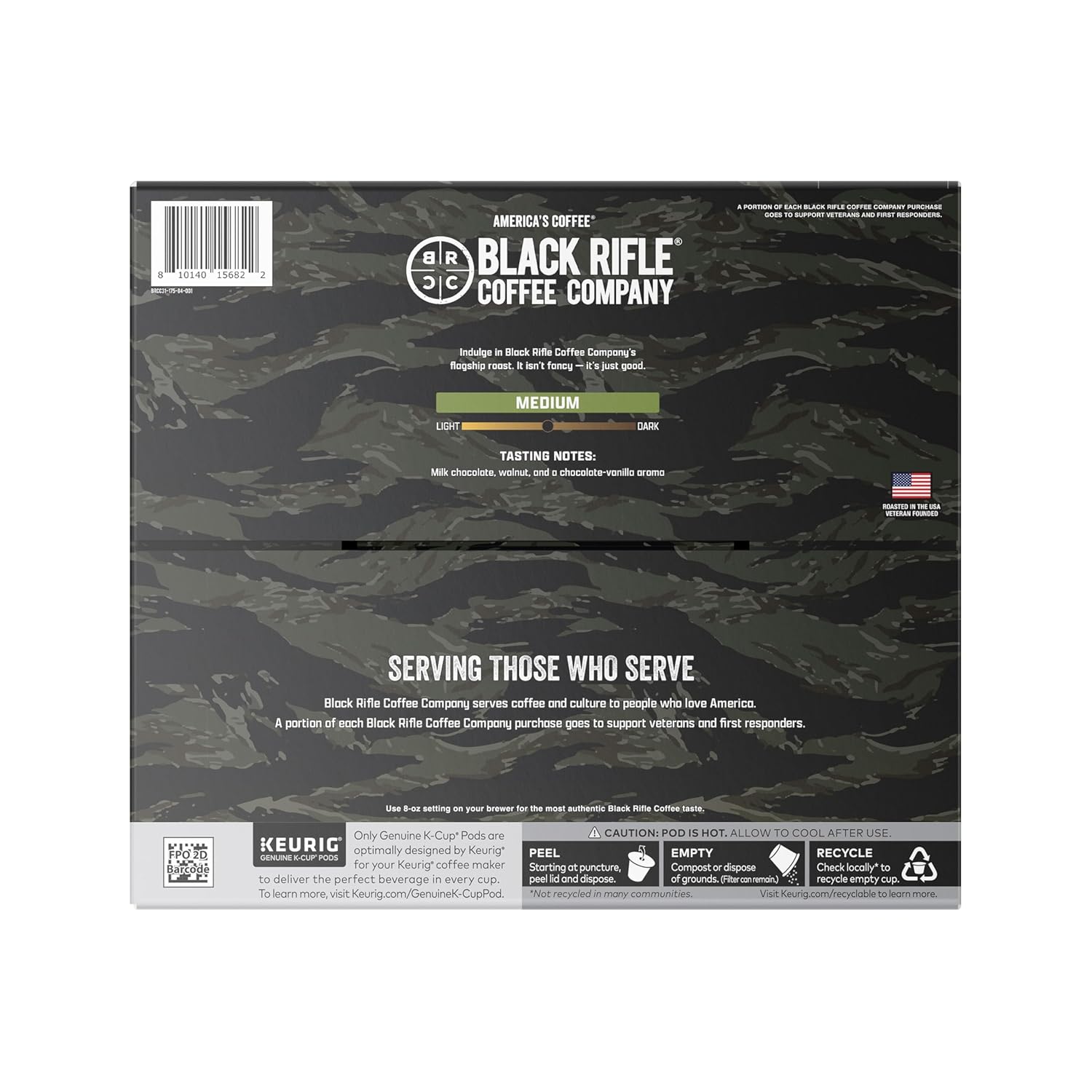 Black Rifle Coffee Company, Single Serve Coffee Pods, Just Black, Medium Roast Coffee Pods, 84 Count Black Rifle Coffee Company, Single Serve Coffee Pods, Just Black, Medium Roast Coffee Pods, 84 Count - Image 5