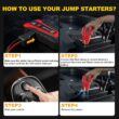 Scatach 011 3000A Car Battery Jump Starter,12V Jump Starter Battery Pack (up to 9.0L Gasoline and 7.0L Diesel Engine)