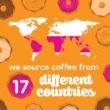 Donut Café - Coffee Gourmet Pods, Colombian Blend, Medium Roast – Non-GMO, Gluten Free – 80 Count