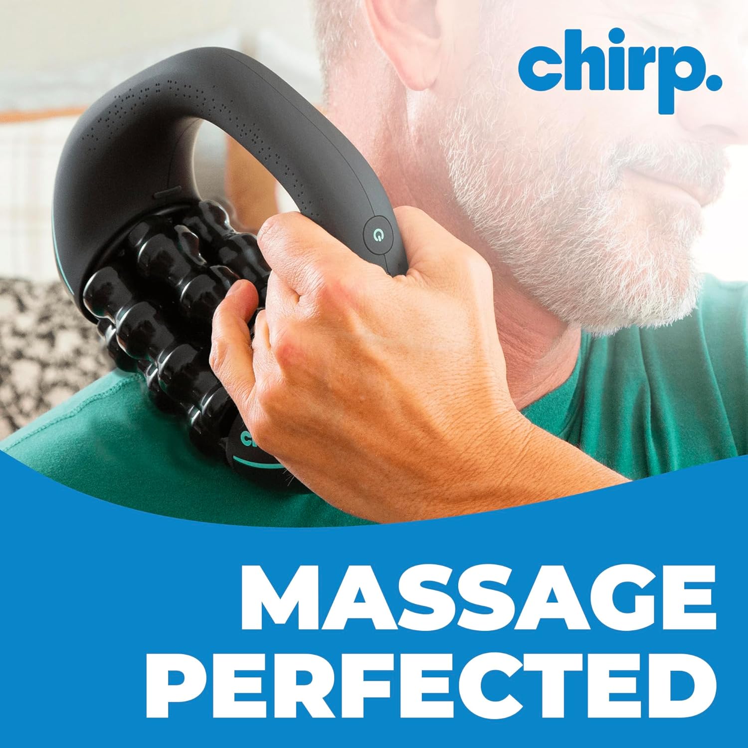 Chirp RPM Mini - Rolling Percussive Massager, Percussive Therapy, Whole Body Relief, Deep Tissue and Muscle Recovery, 3-Speed Spin Chirp RPM Mini - Rolling Percussive Massager, Percussive Therapy, Whole Body Relief, Deep Tissue and Muscle Recovery, 3-Speed Spin - Image 2