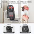 Snailax shiatsu Neck & Back Massager with Heat, Full Back Kneading Shiatsu or Rolling Massage