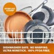 Gotham Steel Pro 13 Pc set Ceramic Pots and Pans Set Non Stick Cookware Sets Pot and Pan Set, Kitchen Cookware Sets, Copper
