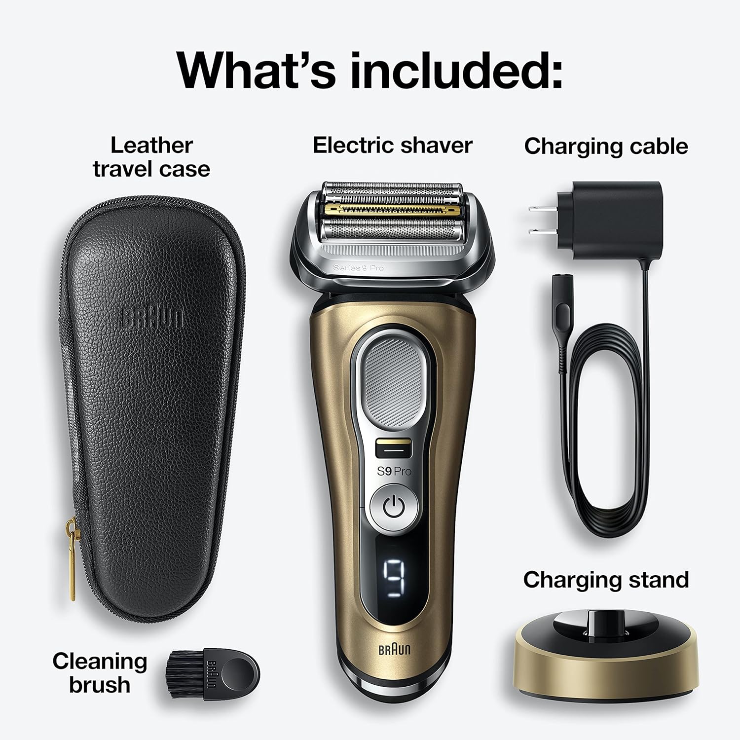 Braun Series 9 Pro 9419s Electric Shaver for Men, Wet & Dry Shave, Shaving Kit with 4+1 Head with ProLift Trimmer Braun Series 9 Pro 9419s Electric Shaver for Men, Wet & Dry Shave, Shaving Kit with 4+1 Head with ProLift Trimmer - Image 9