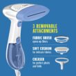 Conair Handheld Garment Steamer for Clothes, ExtremeSteam 1200W, Portable Handheld Design, White/Blue