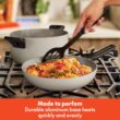 Bella 21 Piece Kitchen Set with EverGood Ceramic Nonstick Coating, Dishwasher & Oven Safe, Oatmilk Bella 21 Piece Kitchen Set with EverGood Ceramic Nonstick Coating, Dishwasher & Oven Safe, Oatmilk