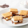 Nostalgia Tabletop Indoor Electric S'mores Maker - Smores Kit With Marshmallow Roasting Sticks and 4 Trays - Brown