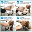 Chirp Wheel Foam Roller - Targeted Back Foam Roller for Neck & Back Pain Relief, Deep Tissue Muscle Massage