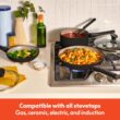 Bella 21 Piece Kitchen Set with EverGood Ceramic Nonstick Coating, Dishwasher & Oven Safe, Black Bella 21 Piece Kitchen Set with EverGood Ceramic Nonstick Coating, Dishwasher & Oven Safe, Black